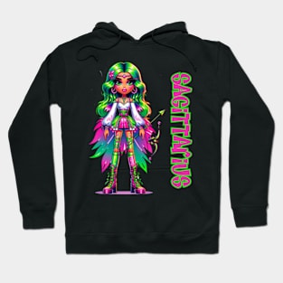 Sagittarius Szn Dollz Zodiac Birthday Baddie Y2K Anime Hoodie